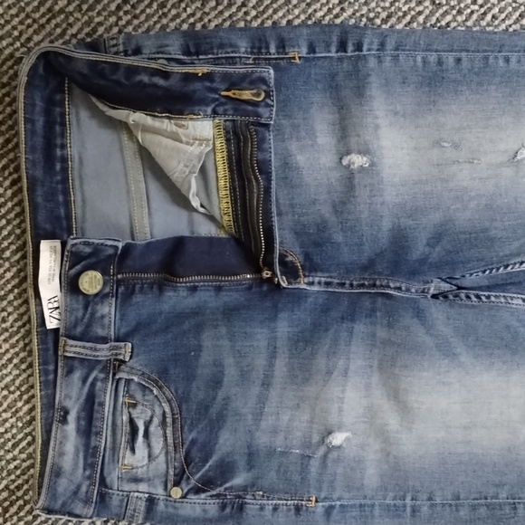 Zara high rise skinny jeans Collection Denim Sz 4 - Picture 8 of 15
